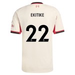 Günstige Fußballtrikots Liverpool Ekitike 22 Auswärtstrikot 2025-26 Kurzarm